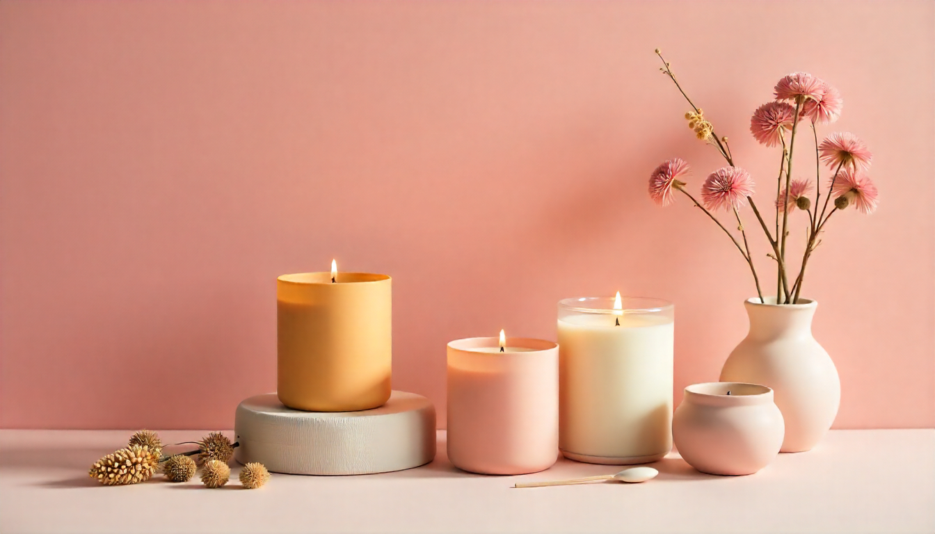 Skryxellzomralex scented candle collection display