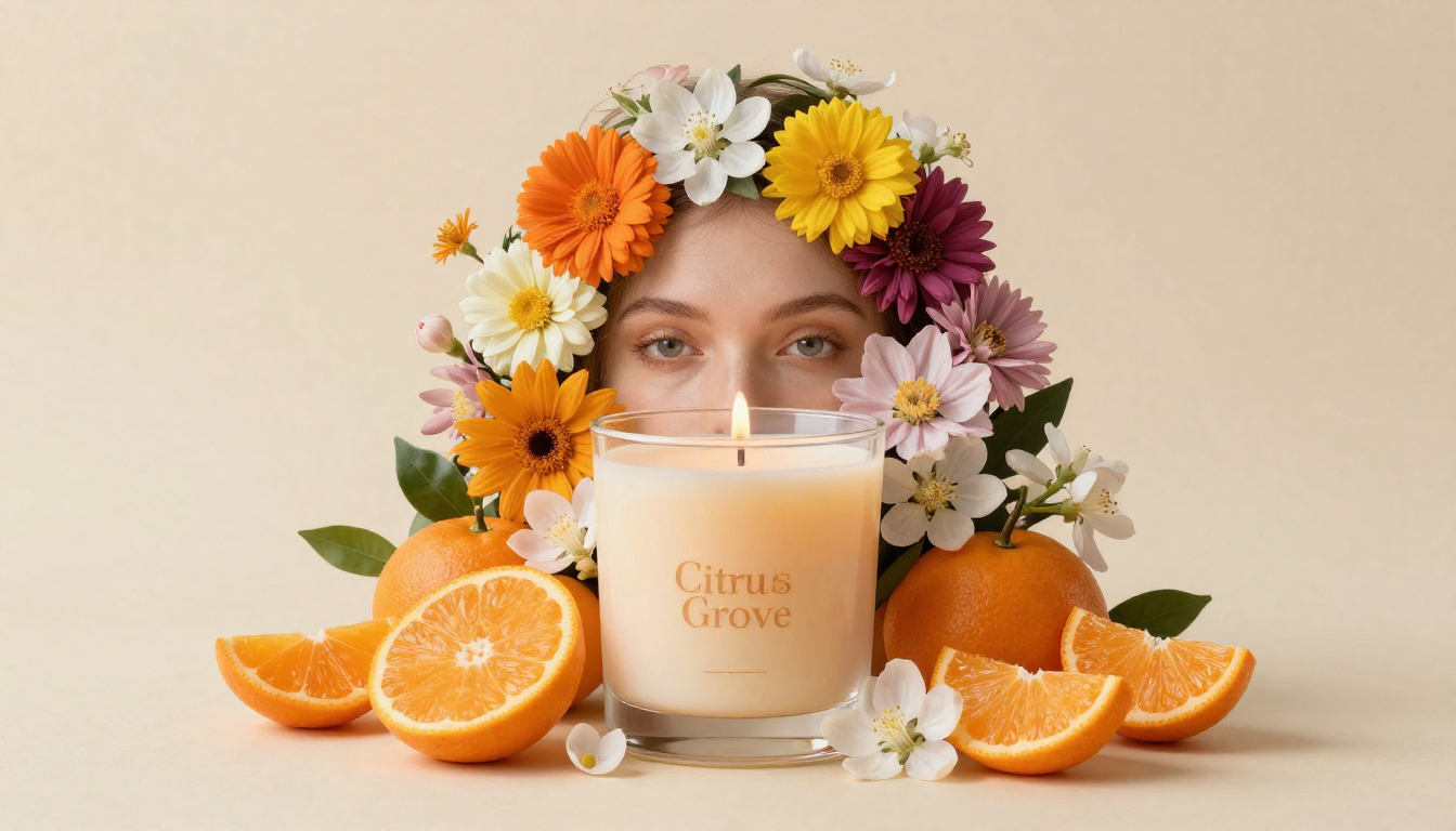 Skryxellzomralex Citrus Grove scented candle